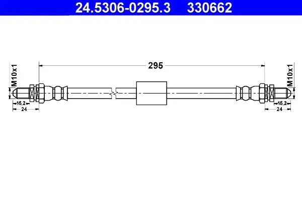 Handler.Part Brake hose ATE 24530602953 1