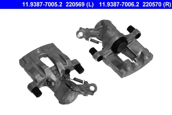 Handler.Part Brake caliper ATE 11938770052 1