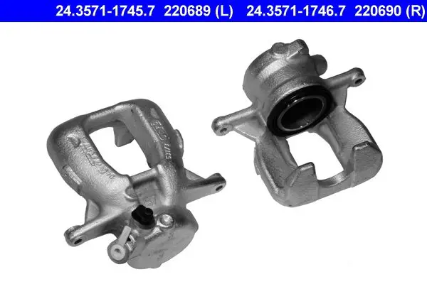 Handler.Part Brake caliper ATE 24357117467 1