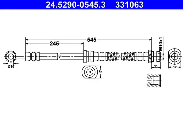 Handler.Part Brake hose ATE 24529005453 1