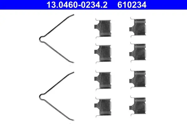 Handler.Part Accessory kit, disc brake pads ATE 13046002342 1