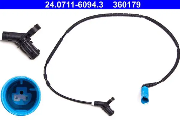 Handler.Part Sensor, wheel speed ATE 24071160943 1