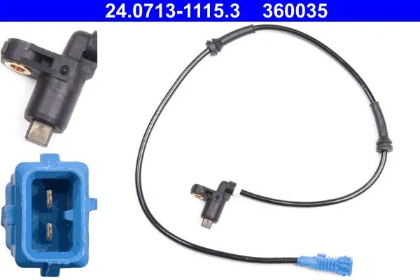 Handler.Part Sensor, wheel speed ATE 24071311153 1