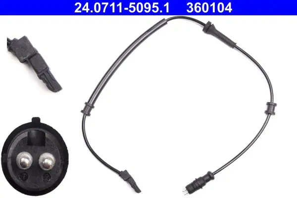 Handler.Part Sensor, wheel speed ATE 24071150951 1