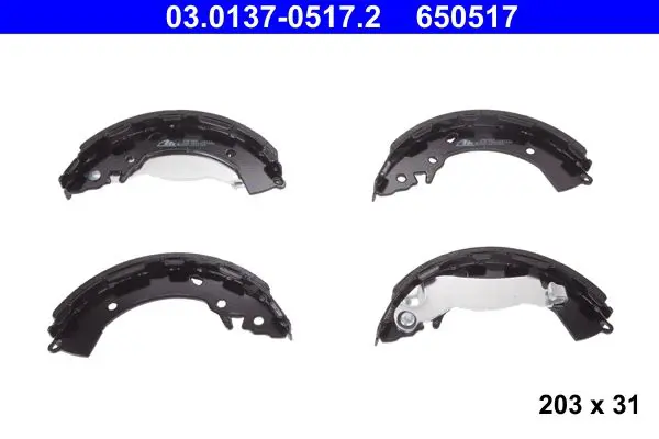 Handler.Part Brake Shoe Set ATE 03013705172 2