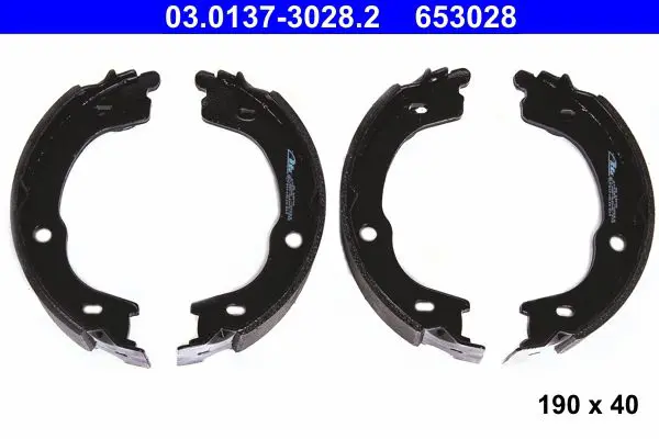 Handler.Part Brake shoe set, parking brake ATE 03013730282 2