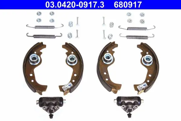 Handler.Part Brake shoe set ATE 03042009173 1