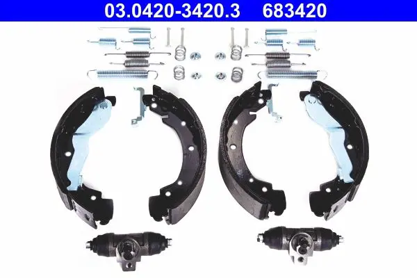 Handler.Part Brake shoe set ATE 03042034203 1