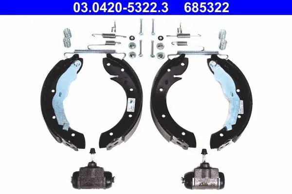 Handler.Part Brake shoe set ATE 03042053223 1