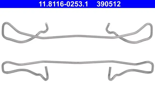 Handler.Part Spring, brake caliper ATE 11811602531 2