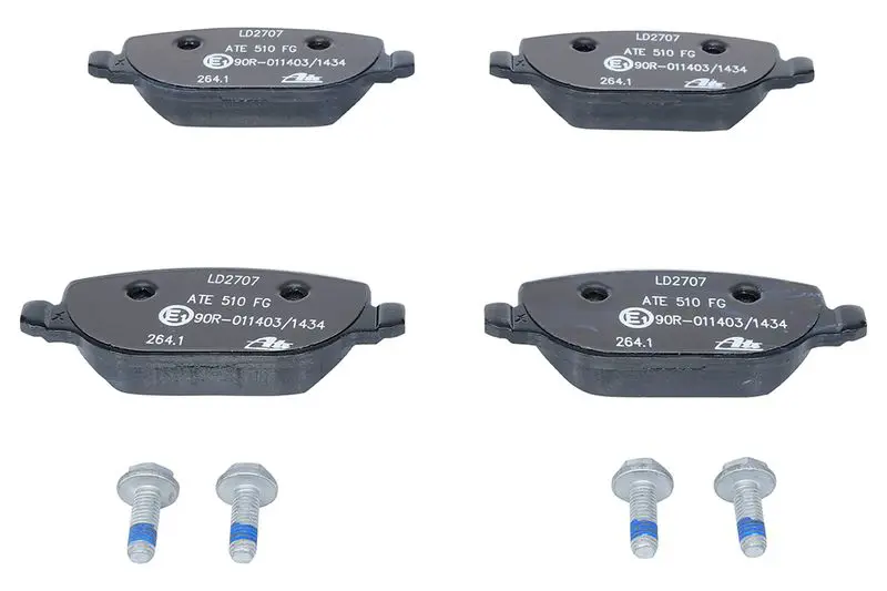 Handler.Part Brake pad set, disc brake ATE 13047027072 2