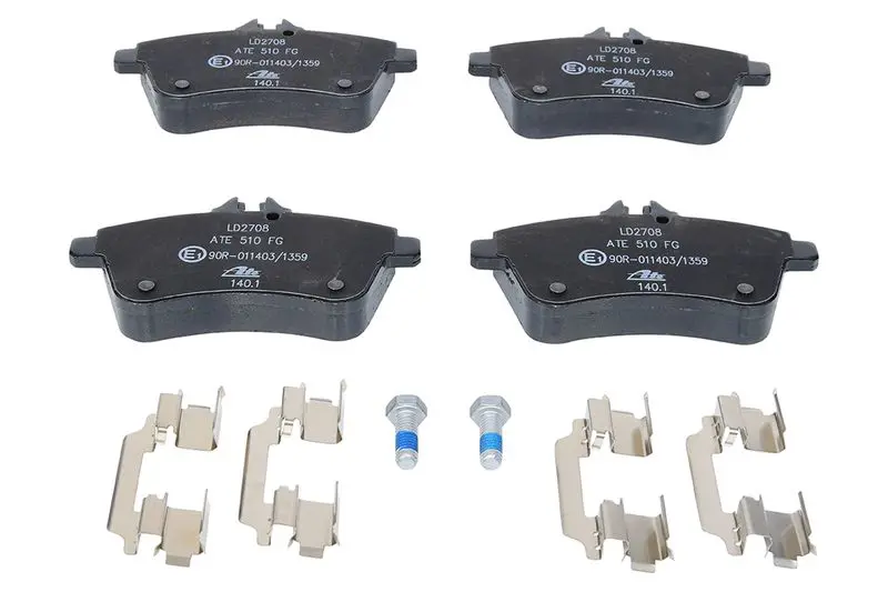 Handler.Part Brake pad set, disc brake ATE 13047027082 2