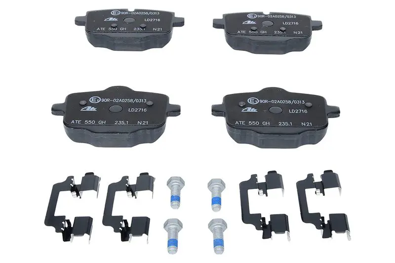 Handler.Part Brake pad set, disc brake ATE 13047027162 2