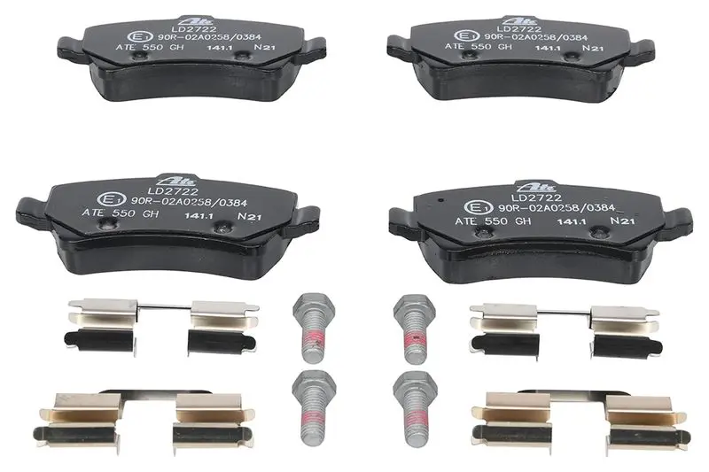 Handler.Part Brake pad set, disc brake ATE 13047027222 2