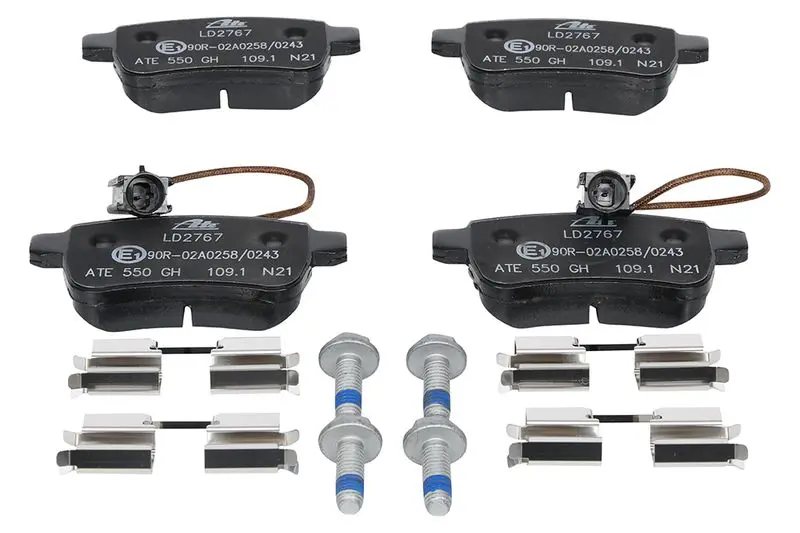 Handler.Part Brake pad set, disc brake ATE 13047027672 2