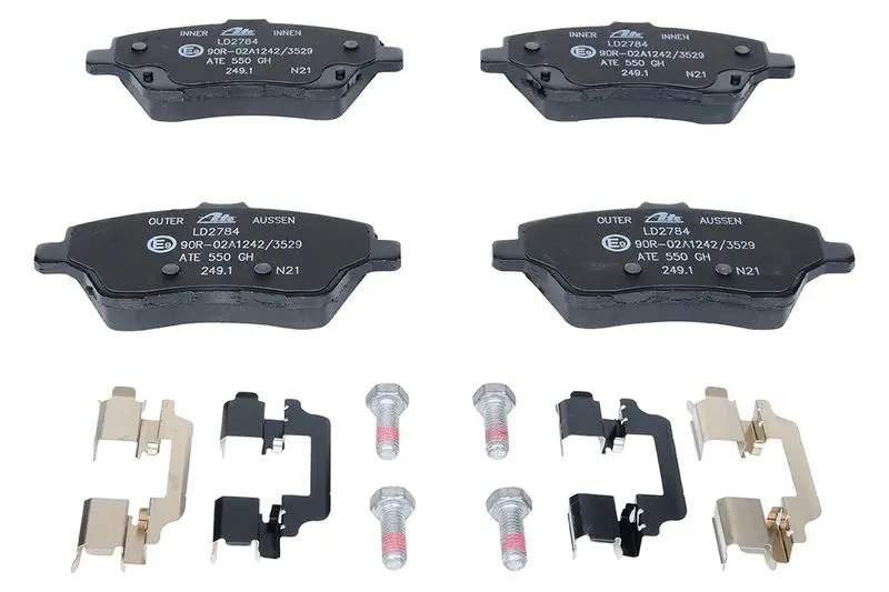 Handler.Part Brake pad set, disc brake ATE 13047027842 2