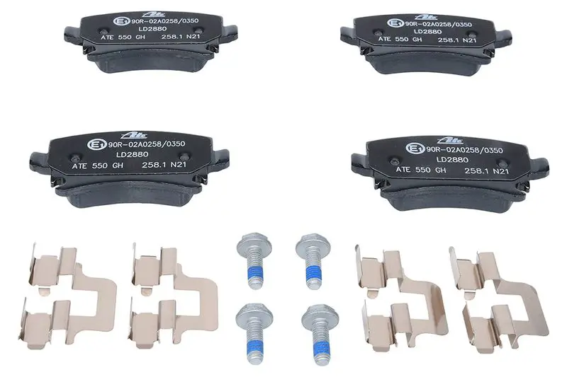 Handler.Part Brake pad set, disc brake ATE 13047028802 2