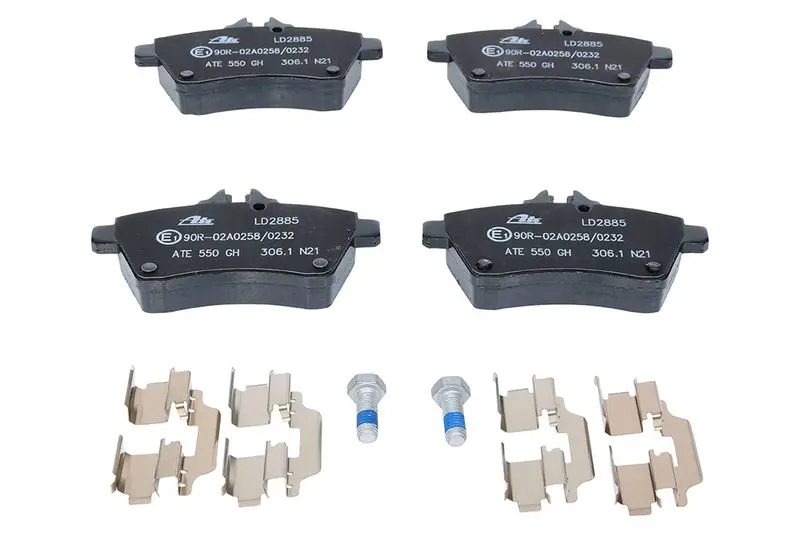 Handler.Part Brake pad set, disc brake ATE 13047028852 2