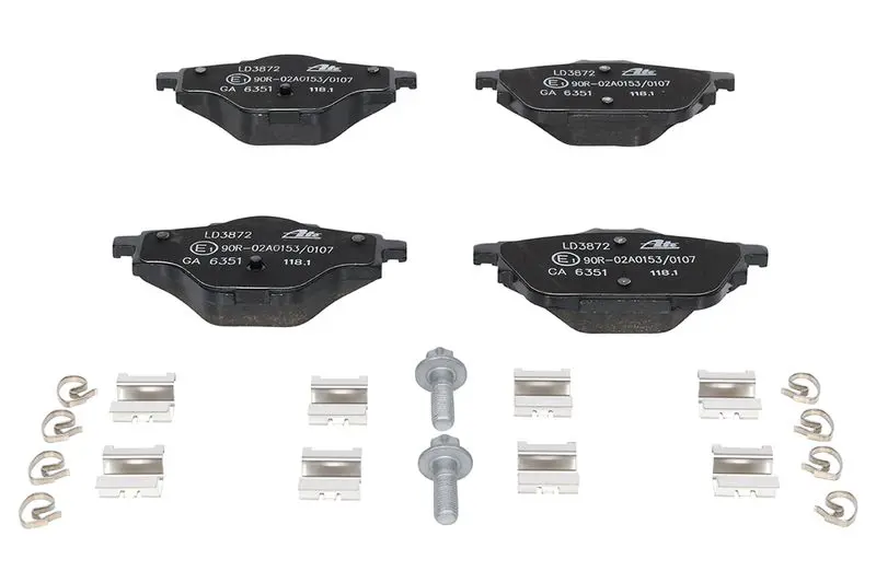 Handler.Part Brake pad set, disc brake ATE 13047038722 2