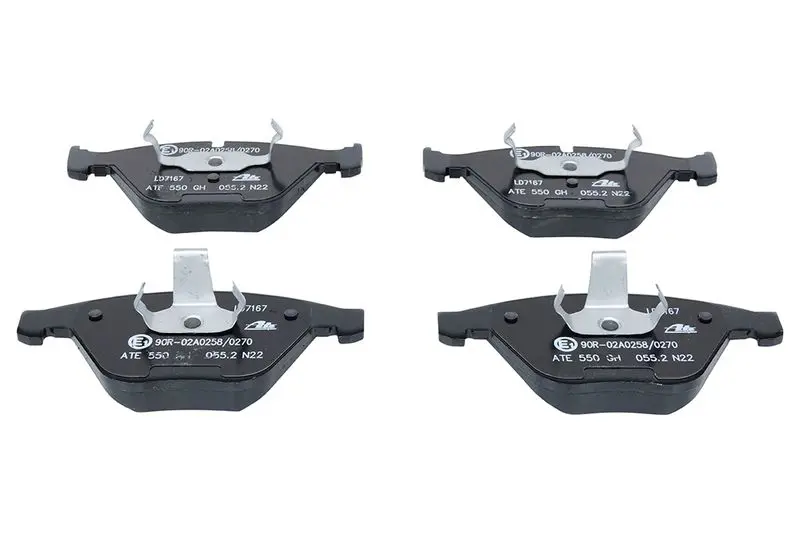 Handler.Part Brake pad set, disc brake ATE 13047071672 2