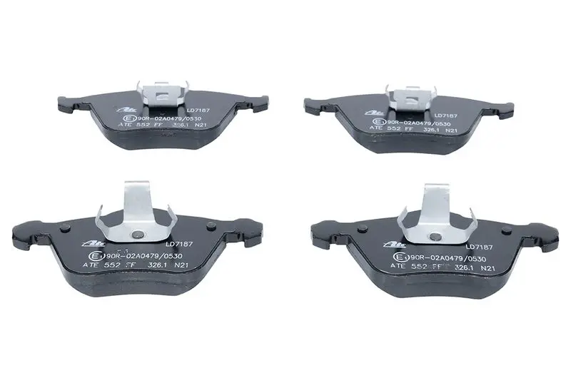 Handler.Part Brake pad set, disc brake ATE 13047071872 2