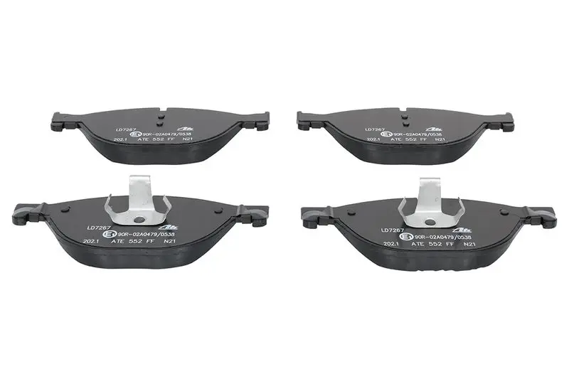 Handler.Part Brake pad set, disc brake ATE 13047072672 2