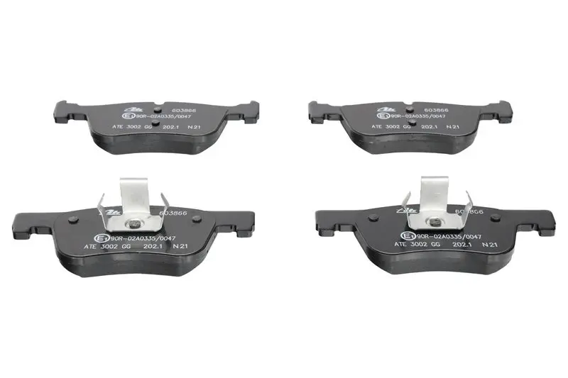 Handler.Part Brake pad set, disc brake ATE 13046038662 2