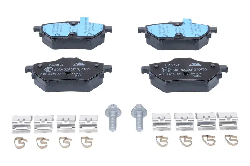 Handler.Part Brake pad set, disc brake ATE 13046038712 2