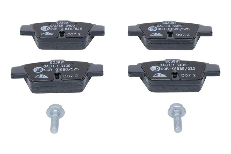 Handler.Part Brake pad set, disc brake ATE 13046039912 2