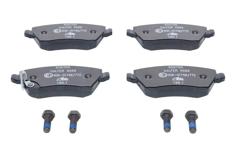 Handler.Part Brake pad set, disc brake ATE 13046057002 2