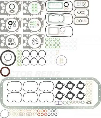 Handler.Part Full gasket set, engine VICTOR REINZ 013108501 1