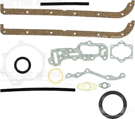 Handler.Part Gasket set, crank case VICTOR REINZ 081284106 1