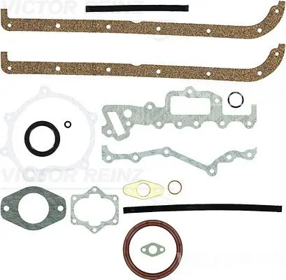 Handler.Part Gasket set, crank case VICTOR REINZ 081284107 1