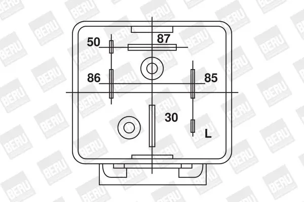 Handler.Part Control unit, glow plug system BERU GR033 1