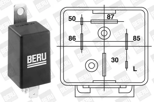 Handler.Part Control unit, glow plug system BERU GR064 4