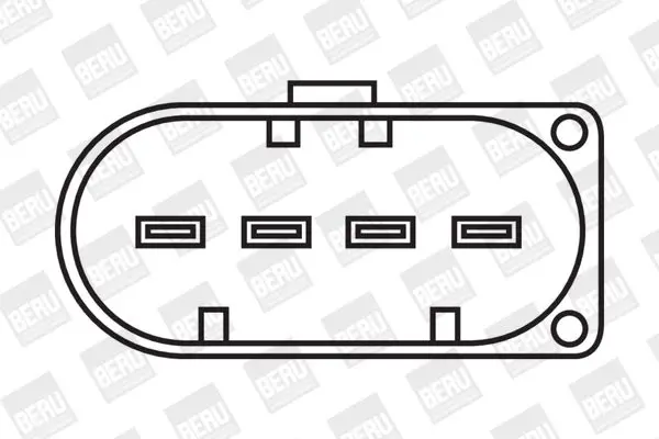 Handler.Part Ignition coil BERU ZSE012 2