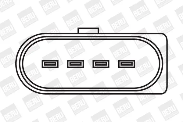 Handler.Part Ignition coil BERU ZSE063 2