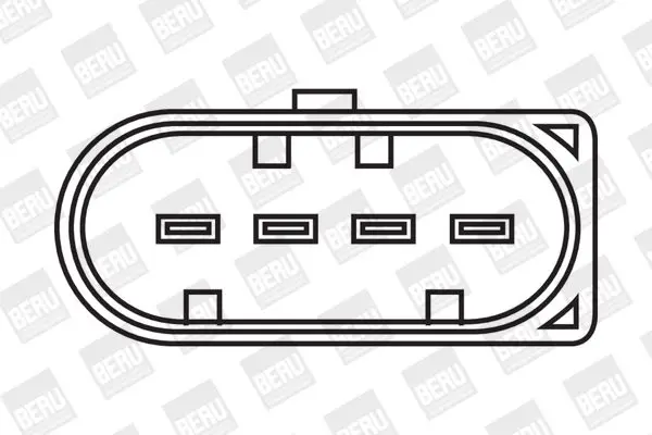 Handler.Part Ignition coil BERU ZSE054 2