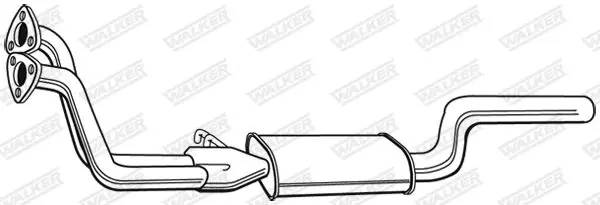 Handler.Part Front silencer WALKER 02173 1