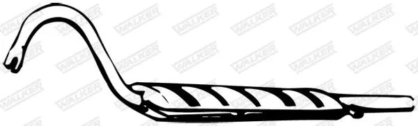 Handler.Part End silencer WALKER 04382 1