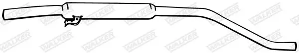 Handler.Part Front silencer WALKER 04683 1