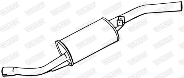 Handler.Part End silencer WALKER 04514 1