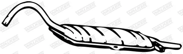 Handler.Part End silencer WALKER 06403 1