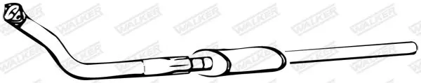 Handler.Part Front silencer WALKER 08394 1