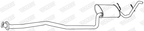 Handler.Part End silencer WALKER 09616 5