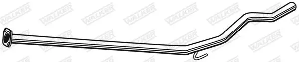 Handler.Part Exhaust pipe WALKER 10522 1