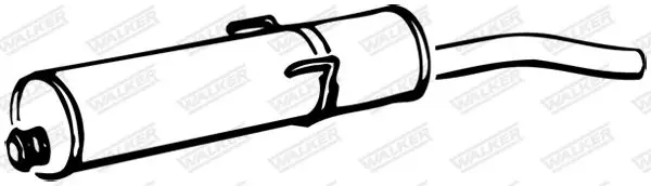 Handler.Part End silencer WALKER 12481 1