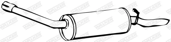 Handler.Part End silencer WALKER 13818 1