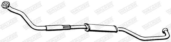 Handler.Part Front silencer WALKER 15431 1