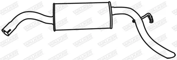 Handler.Part End silencer WALKER 16127 1